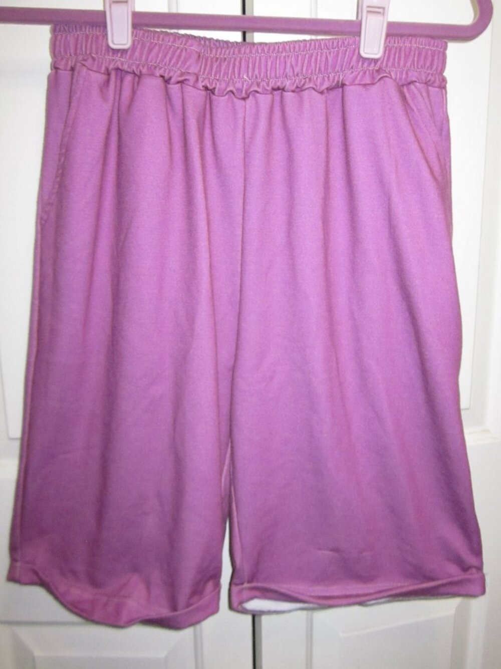 Pixie Lady Knit Bermuda Shorts Berry Sz L